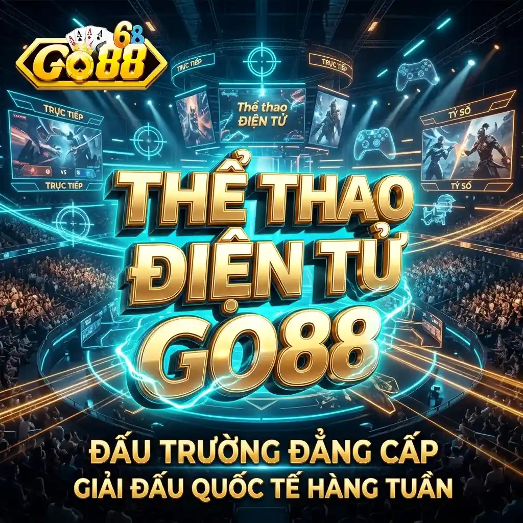 Sảnh cá cược thể thao điện tử E-Sports trực tuyến tại Go88